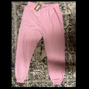 Pink joggers